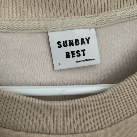 Sunday Best Elle Sweater in Mullein/Triceratops - Picture 7 of 8